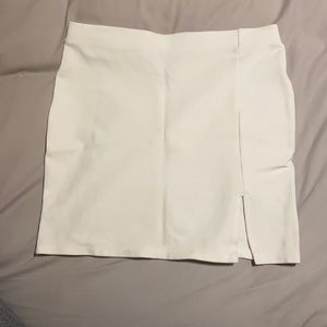 White skirt
